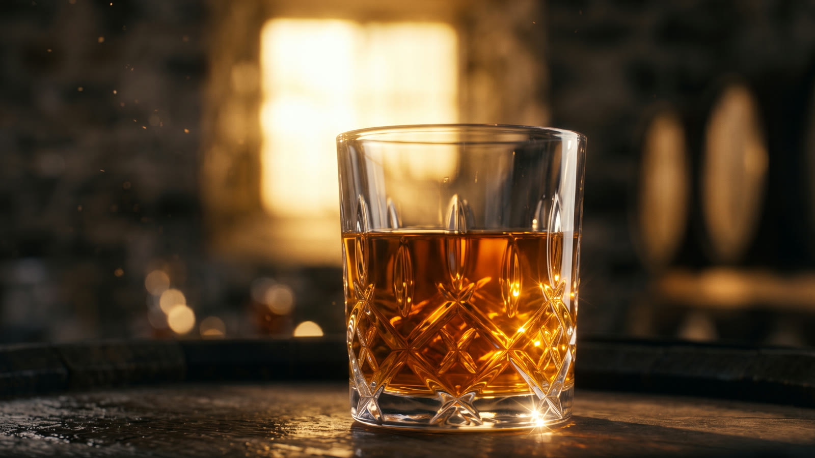 A dram of amber Emberfell single malt